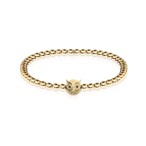 Sagesse | Or 18 carats | Hibou de cristal